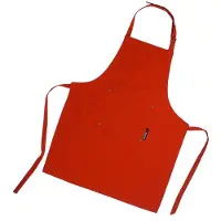 Kook Schürze Uni Rot-70 x 90 cm