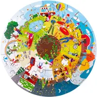 Bigjigs Rundes Bodenpuzzle – Die Jahreszeiten