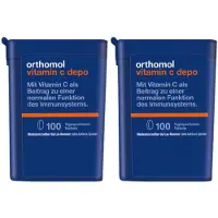 Orthomol VET Vitamin C depo - Nahrungsergänzungsmittel mit Depot-Wirkung für eine normale Funk 2x100 St Tabletten