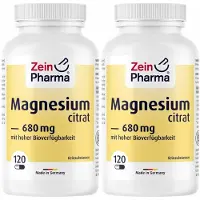 ZeinPharma Magnesium Citrat Kapseln Doppelpack 2x120 St