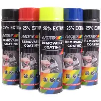 Motip Abziehbare Acrylfarbe – Mattschwarz – 500 ml