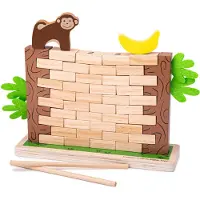 Bigjigs Holz Rechenspiel Jungle Crash - pädagogisches Kinderspiel