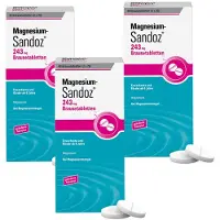 Sandoz Magnesium-243Mg 3er-Pack 3x40 St Brausetabletten