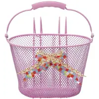 New Looxs fahrradkorb Asti Mädchen 8 Liter 26 cm Stahl rosa