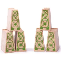 Bigjigs Holzpuzzle Brückenpfeiler