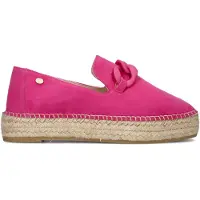 Fred de la bretoniere Espadrilles June Li Suede Damen Fuchsia-Schuhgröße 38
