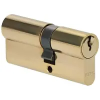 EDM Product Zylinder 85184 R13 Gold Messing Schliessbart Kurz Europäisch