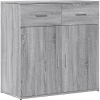 vidaXL Sideboard Grau Sonoma 79x38x80 cm Holzwerkstoff