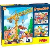 Haba Puzzles Baustellenfahrzeuge
