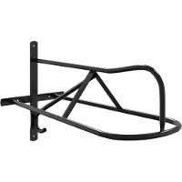 vidaXL Sattelhalter Wandmontage Schwarz Eisen
