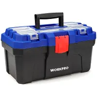 Workpro Box de Werkzeuge de Kunststoff mit Verriegelung de Metall 410 de 15,6 x 23 x 23 x 23 Zoll.