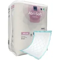 Abena Bettunterlagen Abri-Soft Superdry 40 x 60 cm Karton Karton mit 240 Stück Superdry blau geeignet bei Inkontinenz 254115