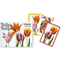 Piatnik -Tulpen-Spielkarten – Doppeldeck