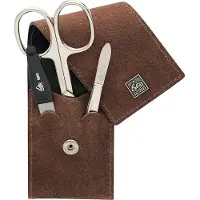 Erbe Manicure-EtuisTaschen-Etui, 3-tlg. Cognac 1 Stk. (42,86 € / 1 Stk.)