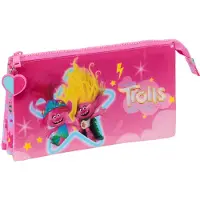 Big Buy Cooking Dreifach Trolls Halter Rosa 22 x 12 x 3 cm