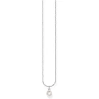 Thomas Sabo KE2076-082-14-L45v Silberhalskette für Damen Perle