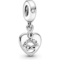 Pandora 799294C01 Silber Charm-Anhänger Freunde für immer Herz
