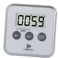 Lowell JT-5412B Küchen-Timer Digitaler Küchentimer Weiß