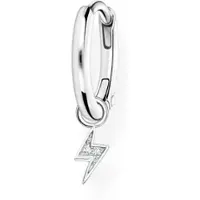 Thomas Sabo Einzel Creole mit Blitz Anhänger Silber