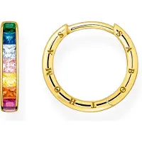 Thomas Sabo Creolen Bunte Steine Pavé Gold- CR668-996-7