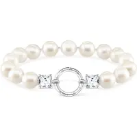 Thomas Sabo A2072-167-14 Damen-Armband Perlen Silber