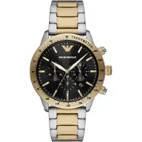 Emporio Armani Emporio AR11521 Mario, schwarzes Zifferblatt, 43 mm