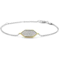 Ti sento Armband mit Zirkonia bicolor 23028ZY
