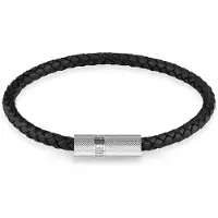 GUESS Blackjack Leather Bracelet JUXB03238JWSTBK - Length: 22 cm