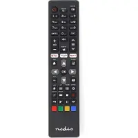 Nedis Ersatz Fernbedienung - Passend für: Philips - Vorprogrammiert - 1 Gerät - Amazon Prime / Netflix Button / Rakuten TV Button / Smart Hub Button - Infrarot - Schwarz
