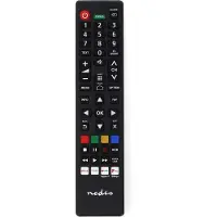 Nedis Ersatz Fernbedienung - Passend für: Panasonic / Sharp - Vorprogrammiert - 1 Gerät - Amazon Prime / Disney + Button / Netflix Button / Rakuten TV Button / Youtube Button - Infrarot - Schwarz