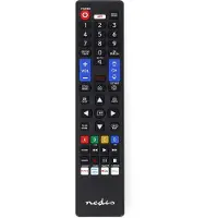 Nedis Ersatz Fernbedienung - Passend für: Samsung - Vorprogrammiert - 1 Gerät - Amazon Prime / Disney + Button / Netflix Button / Smart home Button / Youtube Button - Infrarot - Schwarz