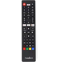 Nedis Ersatz Fernbedienung - Passend für: TCL/Thomson - Vorprogrammiert - 1 Gerät - Amazon Prime / Netflix Button / Youtube Button - Infrarot - Schwarz
