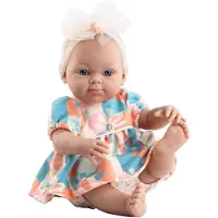 Paola Reina Puppe Minipikolines Mädchen Tüll 32cm - Babypuppe rosa