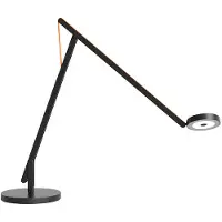 Rotaliana String T1 Tischleuchte DTW Matt Black/Orange - , String T1 DTW, dimmbar, Schwarz, für Arbeitszimmer / Büro, Metall, Design