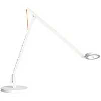 Rotaliana String T1 Tischleuchte DTW Matt White/Orange - , String T1 DTW, dimmbar, Weiß, für Arbeitszimmer / Büro, Metall, Design
