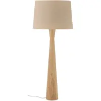 Bloomingville Leonor Stehleuchte Nature - , Beige, für Wohnzimmer, Holz