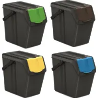 Keden Sortibox 4er-set Mülleimer Zum Recycling 100l