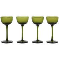 Ferm Living Likörgläser Host Moss Green 40 ml (4er-Set)