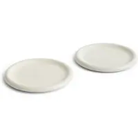 HAY Teller Barro Off-White Ø24 cm (Set von 2)