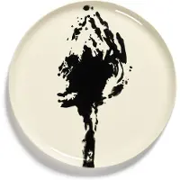 Serax Servierteller Feast Tableware by Ottolenghi White Artichoke Black 35 cm
