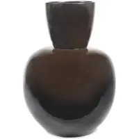 Serax Vase Pure Interior von Pascale Naessens Black Brown L 38 x 38 x 59 cm