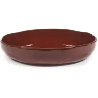 Serax Servierschale La Mère Tableware by Marie Michielssen Venetian Red M 31,5 x 31,5 x 6 cm