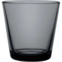 Iittala Kartio Glas 210 ml Dunkelgrau 2 Stück