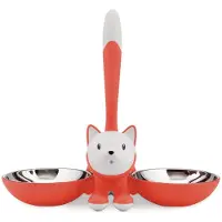 Alessi Futternapf für Katzen Tigrito Red