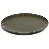 Serax Frühstücksteller Inku Tableware Green M 21 cm