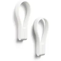 Zone Denmark Handtuchhaken Loop White (2-teilig)