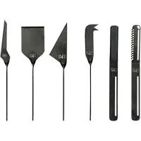 Style de Vie Käse- und Buttermesser Schwarz (6-teilig)