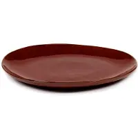 Serax Essteller La Mère Tableware by Marie Michielssen Venetian Red L 25 cm