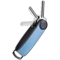 OrbitKey - Hybrid Leather Key Organiser - Lake Blue
