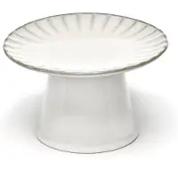 Serax Tortenplatte Inku Tableware White S 15 x 15 x 9 cm